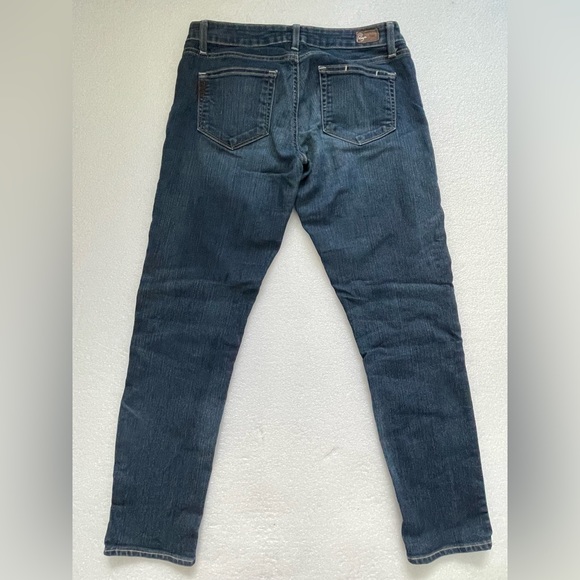 Paige Women’s Blue jeans size 27 Roxie Crop Medium  wash - Picture 6 of 8